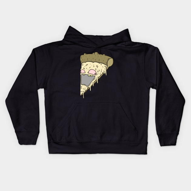 baked pizza Kids Hoodie by anothersadartist